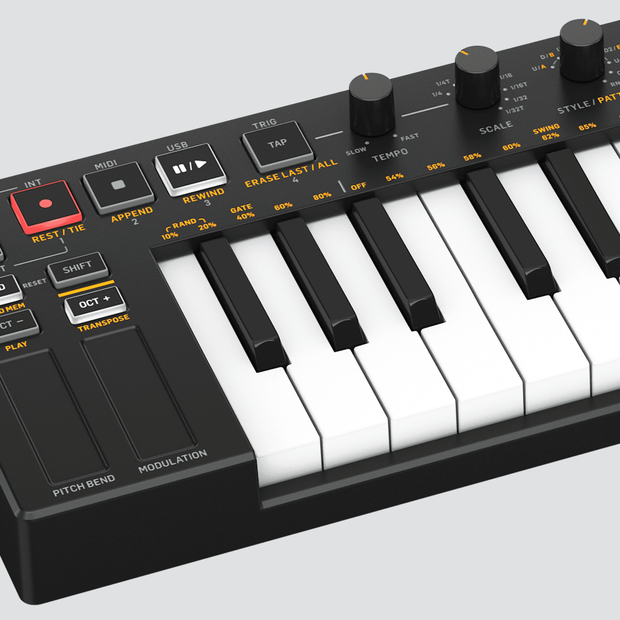 Behringer SWING MIDI Controller Keyboard - Credible Sounds