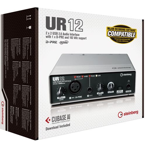 Steinberg UR12 2 x 2 USB Audio Interface - Credible Sounds