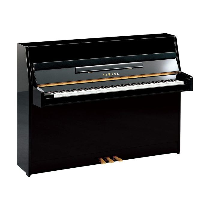 Yamaha JU109 PE Polished Ebony Upright Piano - Image 1