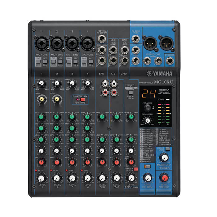 Yamaha MG10XU 10-Input Stereo Mixer - Image 1