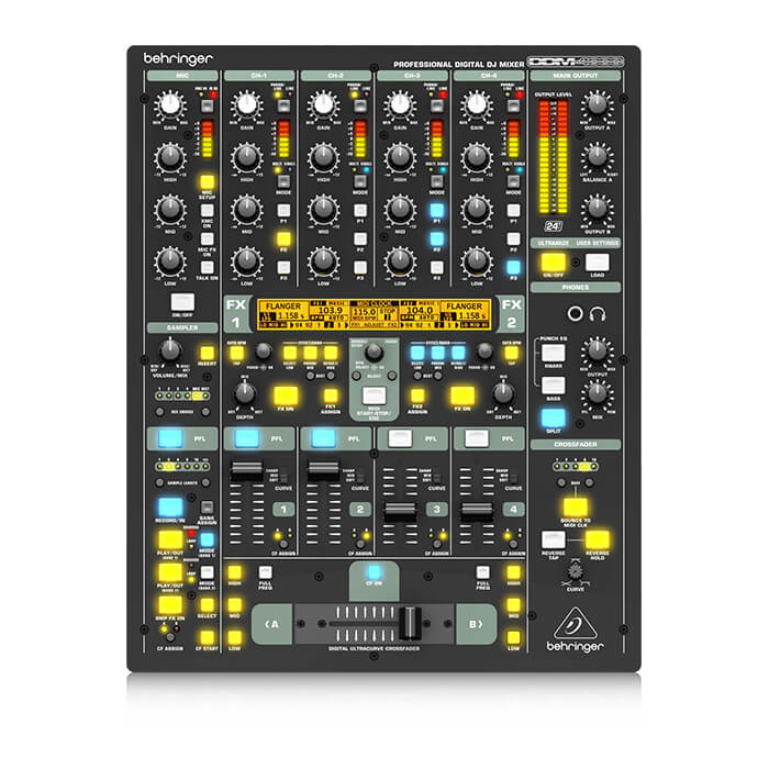 Behringer DDM4000 5 Channel Digital DJ Mixer - Image 1