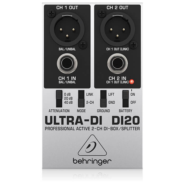 Behringer DI20 2 Channel DI-Box/Splitter - Image 1