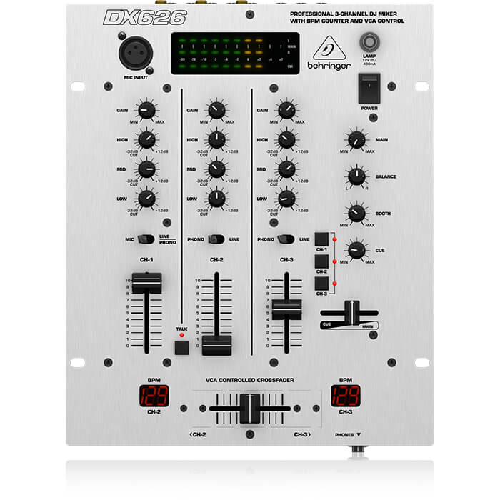Behringer DX626  3 Channel DJ Mixer - Image 1