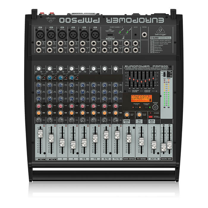 Behringer PMP500 12-Channel 500-Watt Powered Mixer - Image 1