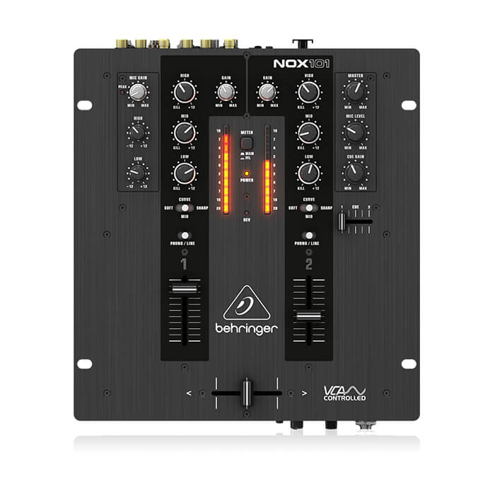 Behringer NOX101 2 Channel DJ Mixer - Image 1