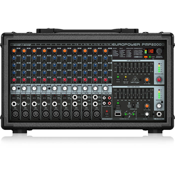 Behringer PMP2000D 14-Channel 2000-Watt Powered Mixer - Image 1