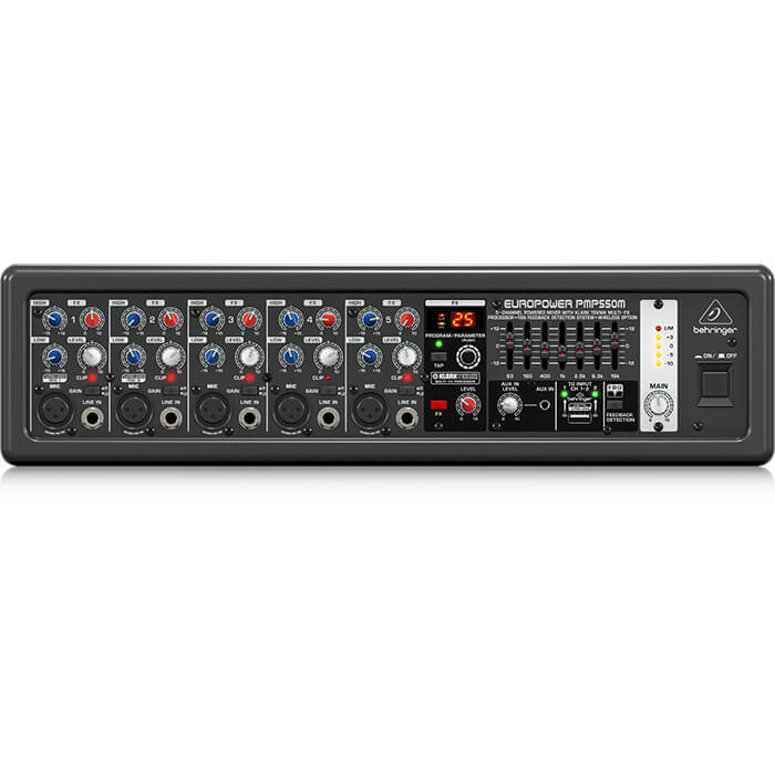 Behringer PMP550M 5-Channel, 500-Watt Powered Mixer - Image 1