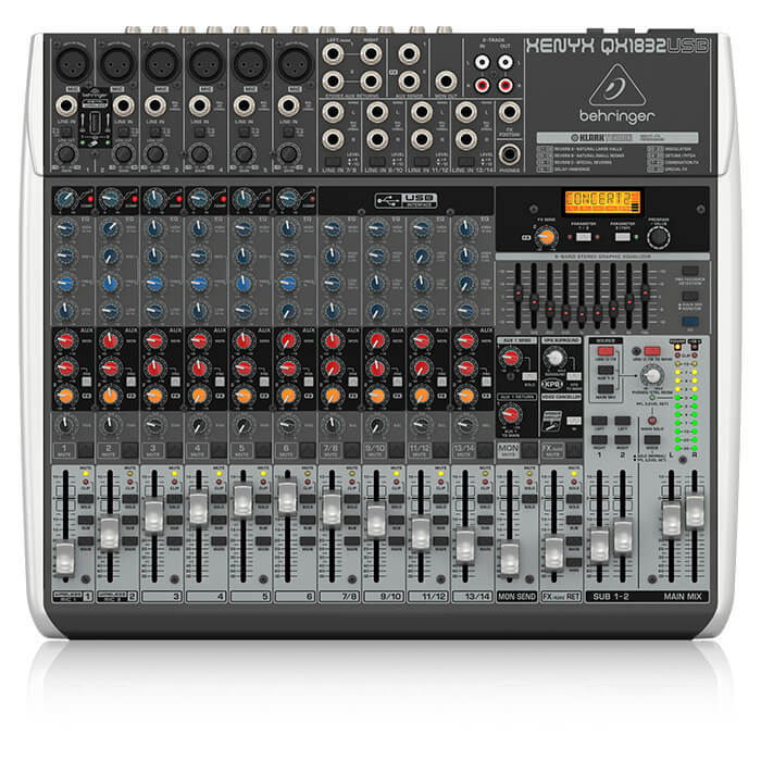 QX1832USB Behringer QX1832USB Premium 18-Input 3/2-Bus Mixer - Image 1
