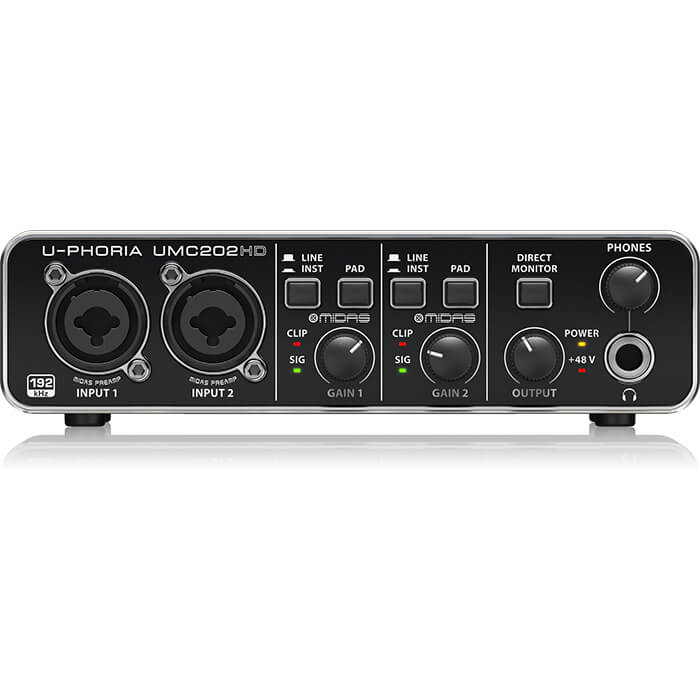 UMC202HD_P0BJZ_Front_XL (1) Behringer UMC202HD USB Audio Interface - Image 1