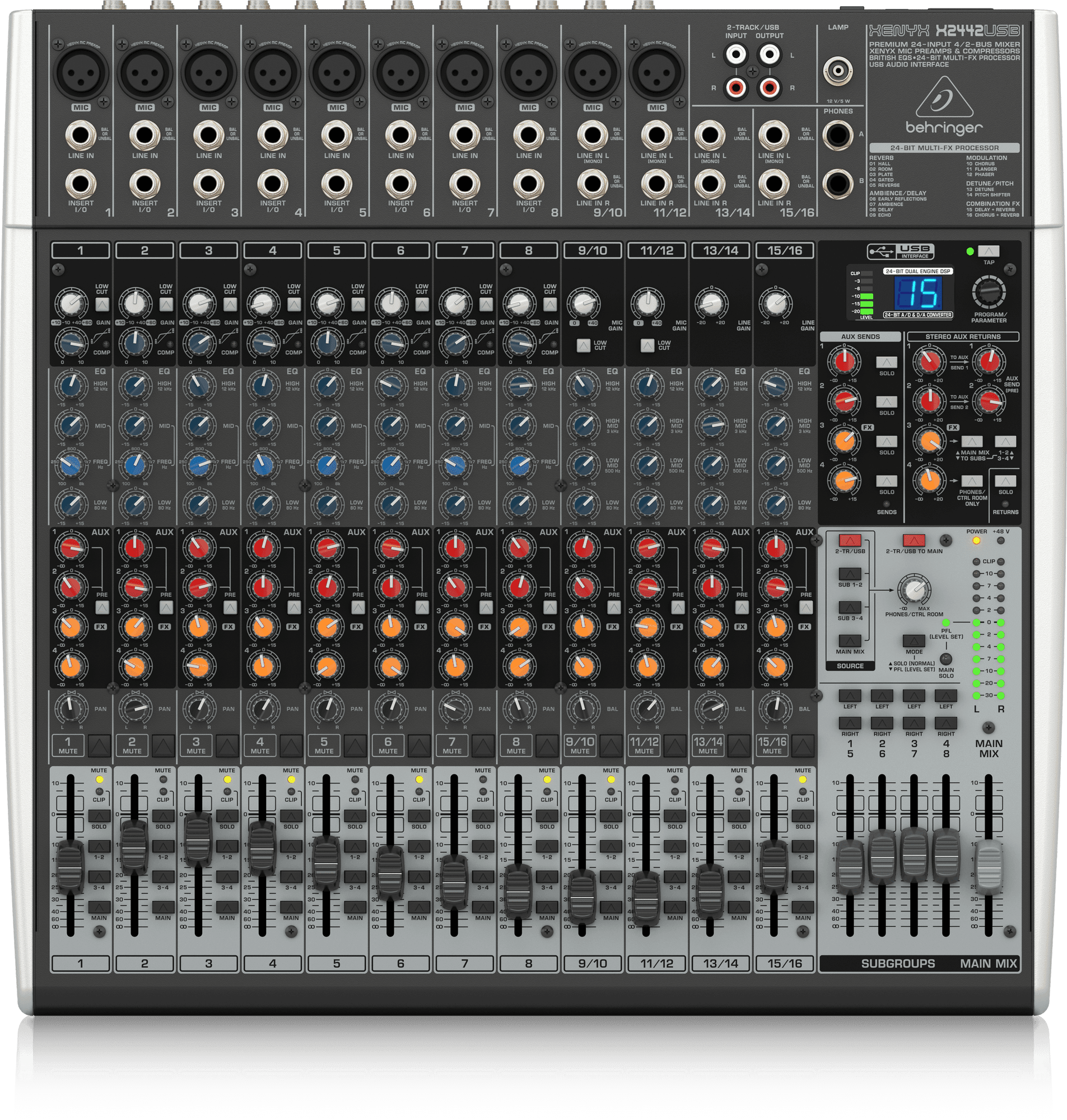 Behringer X2442USB 24ch Input