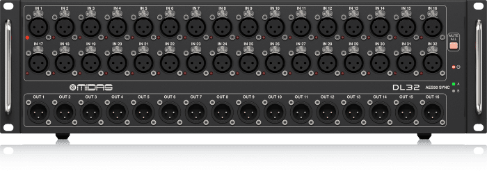 midas DL32 front Midas DL32 Stage Box - Image 1