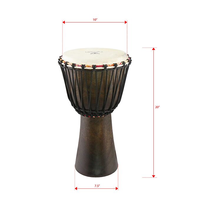 Tycoon TAJ-10 Rope-Tuned African Djembe - Image 2