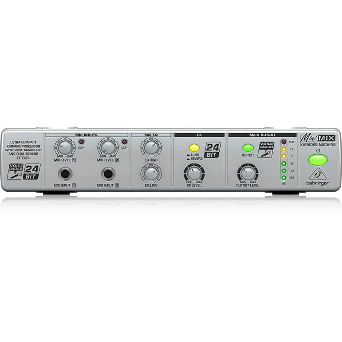 Behringer MIX800 Ultra-Compact Karaoke Processor with Voice Canceller and Echo/Reverb Effects - Image 1