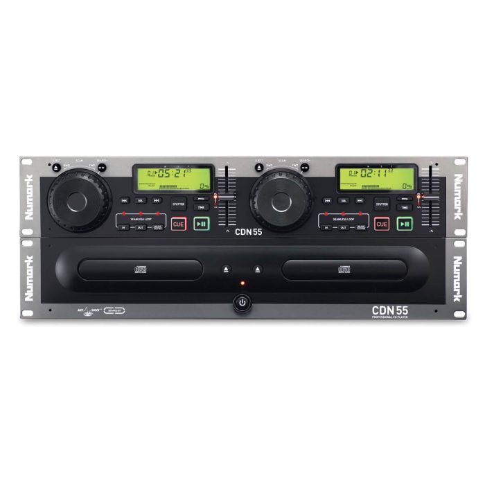 Numark CDN55 Rack-Mount Professional Dual CD Player - Image 1