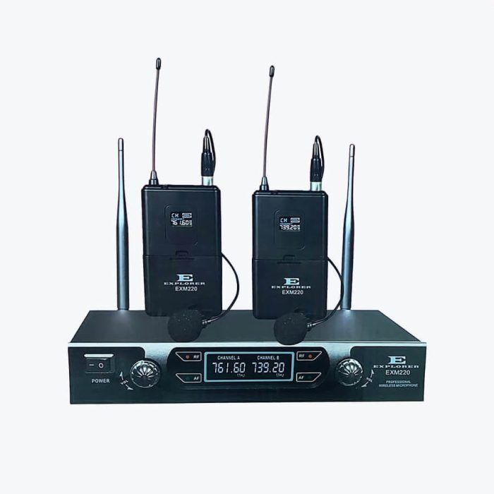 Explorer EXM220T Wireless Microphones - Image 1